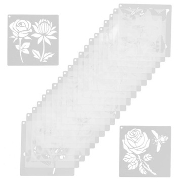 20 шт. Шаблоны трафаретов для рисования.