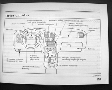KIA Sephia-Shuma II (1997-2000) -Instr. Obsługi PL