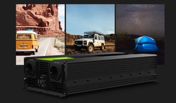 Przetwornica GREEN CELL 12V / 230V 1500W / 3000W