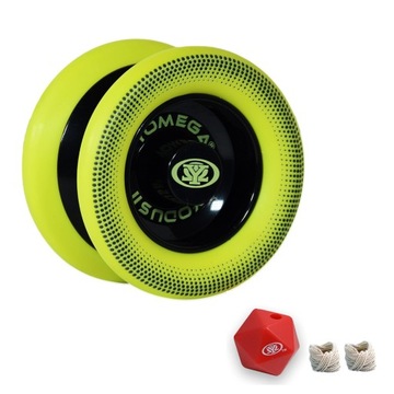 Yomega Xodus II YoYo Jojo z Gumowym Obręczem Czarno Żółte