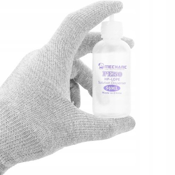 APLIKATOR BUTELKA DOZOWNICZA Z IGŁĄ PRECYZYJNA HP LDPE 50ml ZESTAW 3 SZT.