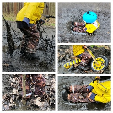 RAIN PANTS softshell, привет, дождь, животные, олень, размер 110