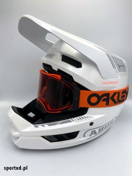 Oakley AIRBRAKE MX Moto Orange B1B Prizm Bronze
