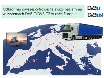 АВТОМОБИЛЬНЫЙ ТВ ТВ TIR BUS CAMPER 24 FHD 12/24V SMART DVB-T SAT ТЮНЕР