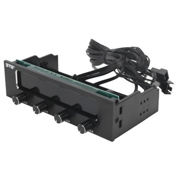 KONTROLER WENTYLATORÓW DO KOMPUTERA MODUŁ HUB 4x3 PIN
