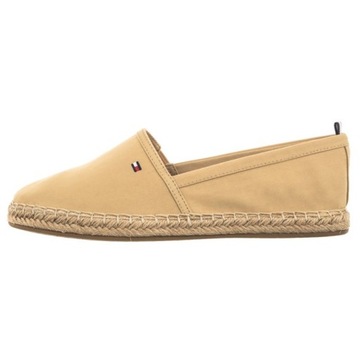 Buty Espadryle Tommy Hilfiger Basic Flat Espadrille Harvest Beżowe