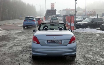 Peugeot 207 CC 1.6 VTi 120KM 2010 Peugeot 207 CC 1.6 120KM Kabriolet Zarejestrowany Klima Grzane fotele 1.6, zdjęcie 5
