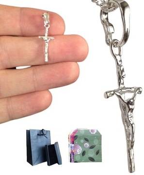 Krzyżyk srebrny Wisiorek