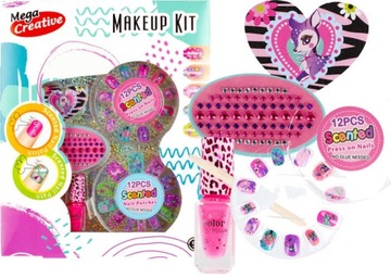 ZESTAW PIĘKNOŚCI PAZNOKCIE MAKEUP DLA DZIEWCZYNEK