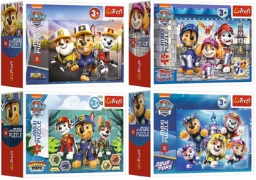 Puzzle Trefl Mini Maxi PSI PATROL zestaw 4 x 20 el