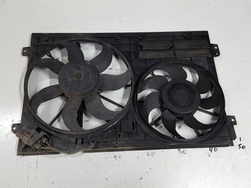 SKODA OCTAVIA 2 II 2.0 TDI CEG WENTYLATORY CHŁODNICY 1K0121207BC