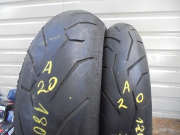 KOMPLET 2 SZT opona PIRELLI ROSSO 2 180/60ZR17 120/70ZR17
