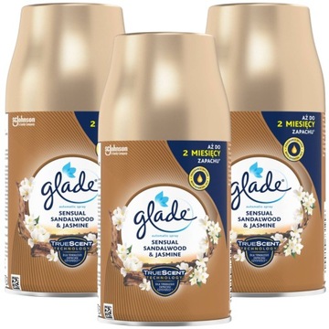 GLADE 3X269ML ZAPAS DO ODŚWIEŻACZA POWIETRZA DRZEWO SANDAŁOWE I JAŚMIN