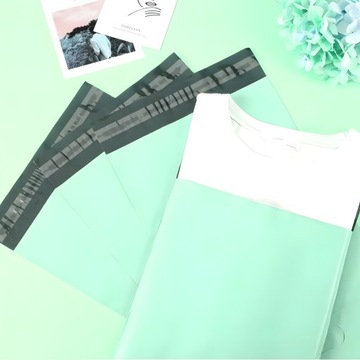 FOLIOPAKI KURIERSKIE MIĘTOWE Z RĄCZKĄ 400x500+70 50szt THANK YOU