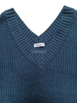 A6642 SHEEGO sweter bez rękawów plus size 44/46