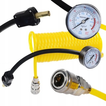 ДВУХПОРШНЕВОЙ АВТОМОБИЛЬНЫЙ КОМПРЕССОР 10 БАР АВТОМОБИЛЬНЫЙ НАСОС 12 В + BL ФАКЕЛ