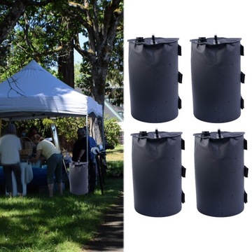 4 шт. Водонепроницаемая палатка из мешков с песком, черная, 20 л