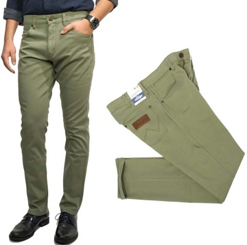 Wrangler Greensboro Dusty Olive spodnie męskie W36 L30