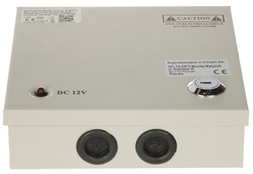 БЛОК ПИТАНИЯ ДЛЯ 4 КАМЕР ВИДЕООБЩЕНИЯ 12 В постоянного тока 3,3 А В КОРПУСЕ