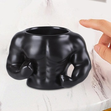 Керамическая кружка Кофейная кружка Мышечная форма Декоративная фарфоровая чашка