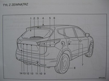 NISSAN QASHQAI II 13-17 +CONNECT Руководство на польском языке