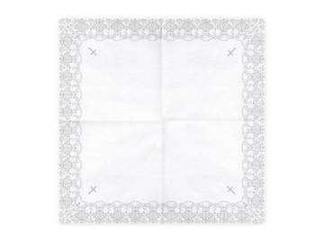 Салфетки для причастия, золото и серебро, НАБОР