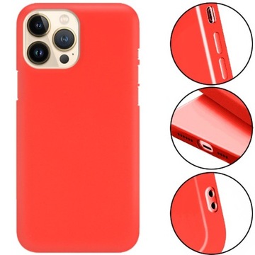 ETUI MATOWE CZERWONE do IPHONE 13 PRO MAX Smooth
