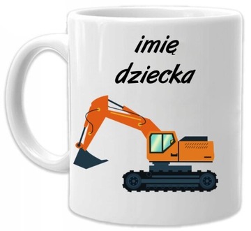 Kubek z nadrukiem prezent dla chłopca dziewczynki imię dziecka mix wzorów
