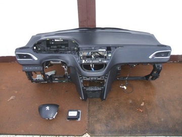 PEUGEOT 2008 208 AIRBAG ŘIDIČE PASAŽÉR DESKA ROZDĚLOVAČE KONZOLA KOKPIT