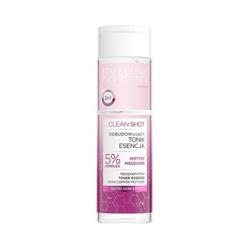 Eveline Cosmetics Clean Shot Odbudowujący tonik-esencja