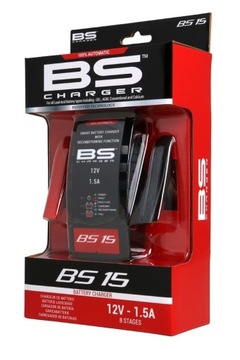 BS ŁADOWARKA AKUMULATORÓW BS15 12V STD/AGM/GEL, 1,5A DO 30AH (EL)