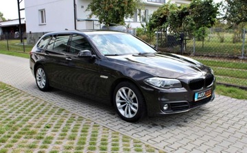 BMW Seria 5 F10-F11 Touring Facelifting 525d 218KM 2015 BMW Seria 5 2.0D 525d X-Drive Led Automatik Navi Hak 1 Rok Gwarancji, zdjęcie 2