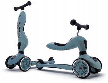 ТРЕХКОЛЕСНЫЙ СКУТЕР SCOOT & RIDE HIGHWAYKICK 1 STEEL BLUE