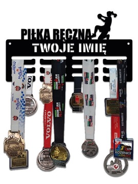 Wieszak na medale PIŁKA RĘCZNA imię dowolny tekst 400.2