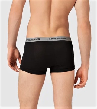 Bokserki EMPORIO ARMANI męskie 3-PACK TRUNK