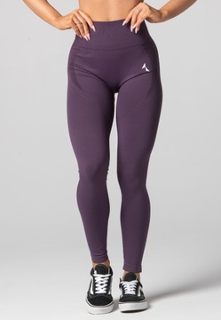 Фиолетовые женские спортивные леггинсы для фитнеса S