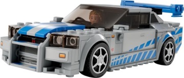 LEGO Speed ​​​​Champions 76917 Nissan Skyline GT-R (R34) Bricks Подарок + сумка