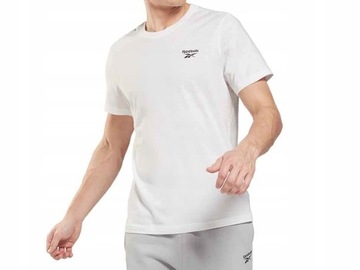 KOSZULKA REEBOK męska 100054977 biała t shirt podkoszulek L