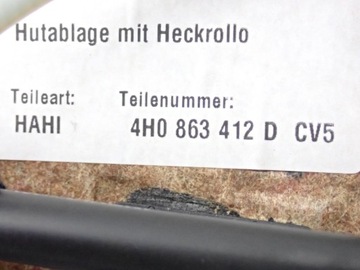 4H0863412D CV5 ROLETA OKNO ZADNÍ AUDI A8 D4