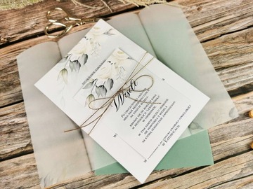 Свадебные приглашения Свадьба с калькой