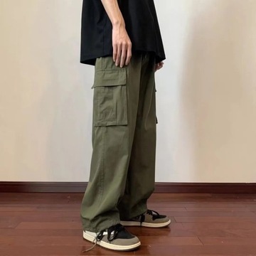 Casual Baggy Cargo Pants With Pockets For Men Loos