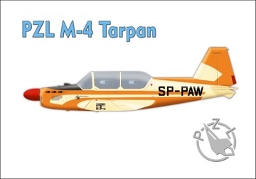 Magnes - Samolot PZL M-4 Tarpan