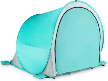 САМОСБОРНАЯ ЗАКРЫВАЕМАЯ ПЛЯЖНАЯ ТЕНТА UV50 БИРЮЗОВЫЙ OUTTEC