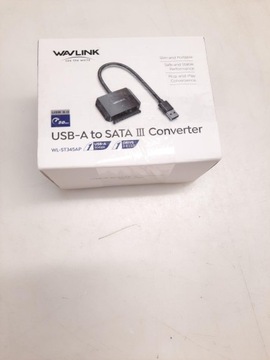 КАБЕЛЬ-АДАПТЕР SSD HDD WAVLINK USB 3.0 К SATA 12 В 2 А