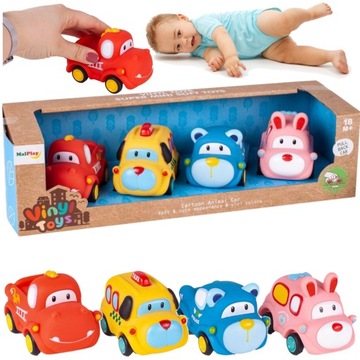 БОЛЬШАЯ РЕЗИНОВАЯ СЕНСОРНАЯ МАШИНА с приводом НАБОР x4