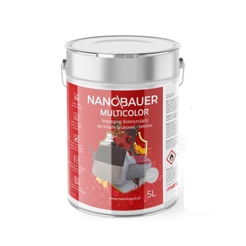 Impregnat koloryzujący 2w1 GRAFITOWY Nanobauer