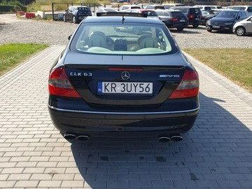 Mercedes CLK W209 Coupe C209 AMG 6.2 V8 (63 AMG) 481KM 2007 Mercedes CLK 63 AMG 6.3 AMG Rarytas Idealny Stan, zdjęcie 6