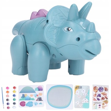 Dinozaury magnetyczne Triceratops blokowanie