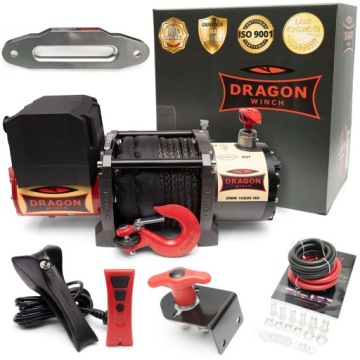 4,5T Naviják Dragon 12V Elektrický Naviják automobilová syntetický