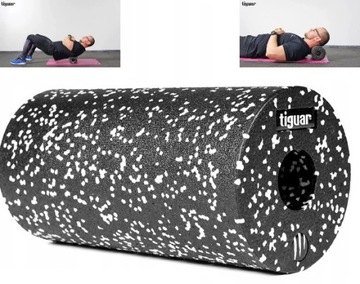 WAŁEK ROLLER MASAŻER GŁADKI TIGUAR FASCIA 30/15CM
